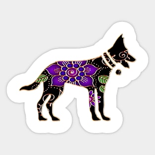 Floral Shepherd Sticker